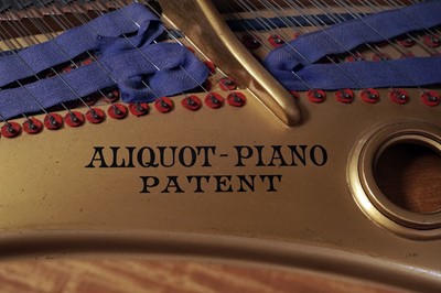 Lot 1041 - A fine Bluthner satinwood-cased boudoir piano