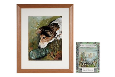 Lot 621 - Sheila Gertrude Mackie - Apodemus in a bottle with Dog | gouache