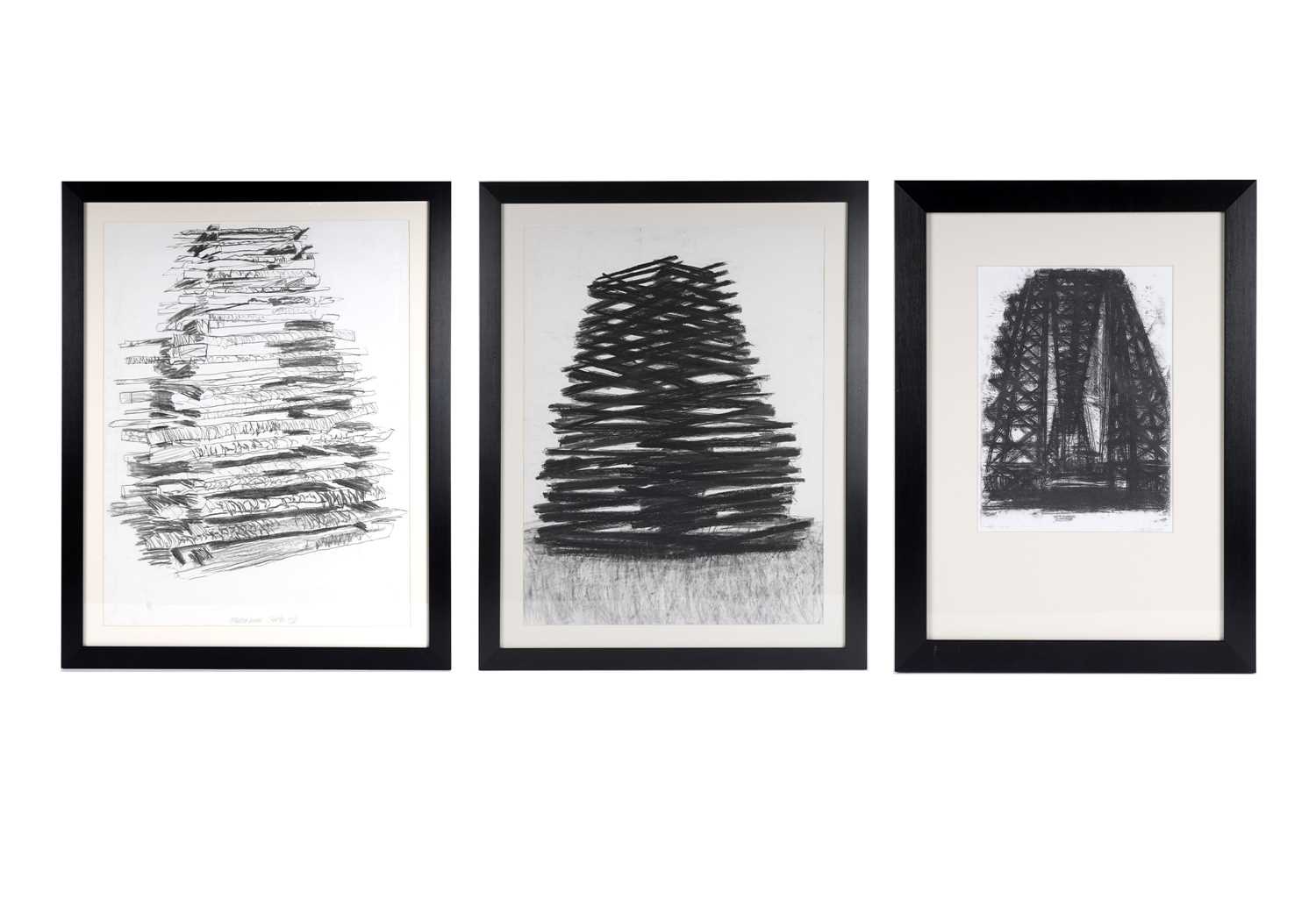 Lot 577 - Donald James White - Three works | mixed media