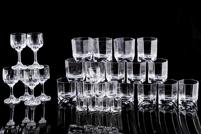 Lot 293 - A selection of Villeroy & Boch ‘Dover’ glassware; and six ‘Arabelle’ pattern sherry glasses