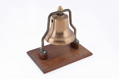 Lot 473 - A bronze bell, possibly ex-fire service