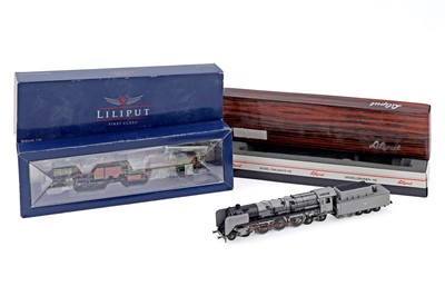 Lot 390 - Two boxed Lilliput H0 gauge model steam locomotives