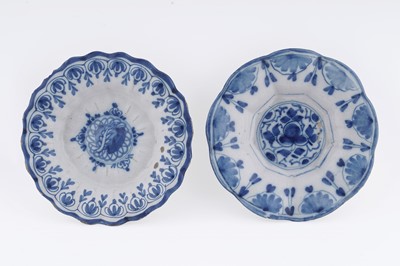 Lot 907 - Two South German faience dishes