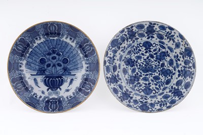 Lot 908 - Two Dutch Delft chargers