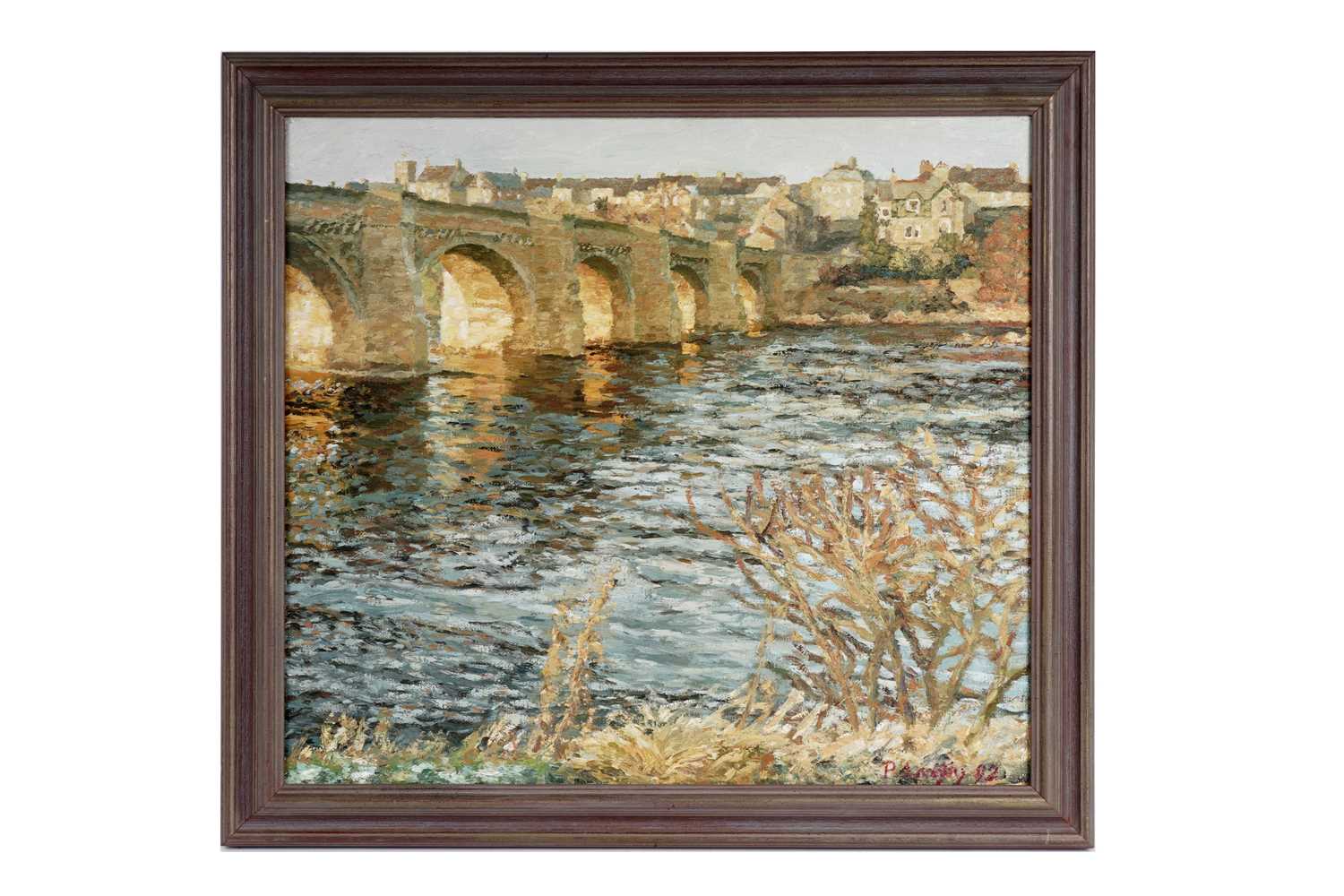 Lot 500 - Peter Langley - Corbridge from the South | oil