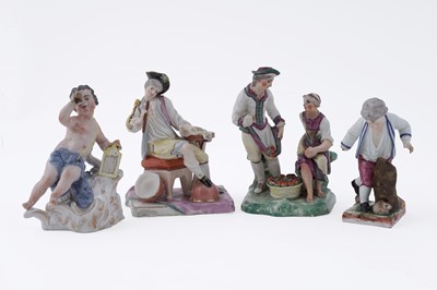 Lot 919 - Four continental figures