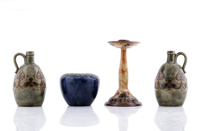 Lot 186 - A collection of four pieces Royal Doulton stoneware