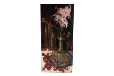 Lot 538 - Ken Moroney - Still Life with Cherries | oil