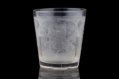 Lot 942 - Three Continental glass beakers