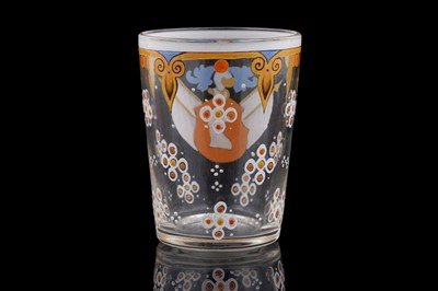 Lot 942 - Three Continental glass beakers