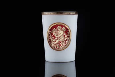 Lot 942 - Three Continental glass beakers