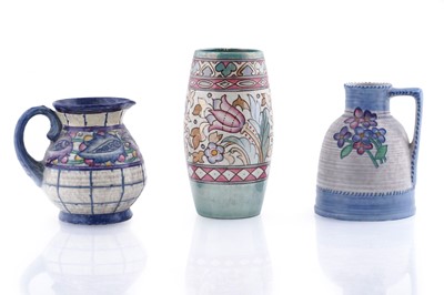 Lot 215 - Charlotte Rhead for Ducal and Bursley Ware: a collection of tube lined pottery