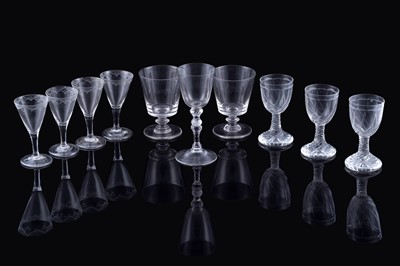Lot 944 - A Continental wine glass; and other glassware