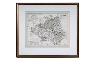 Lot 278 - J & C Walker: A Map of Durham and its Surroundings