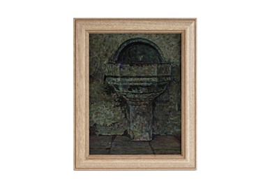 Lot 22 - George Sherwood Hunter - Stone water fountain | oil