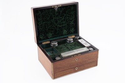 Lot 149 - A Victorian mahogany vanity case