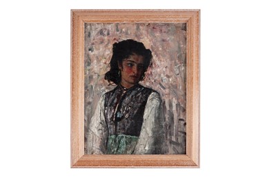Lot 25 - George Sherwood Hunter - Portrait of a woman, Southern European | oil