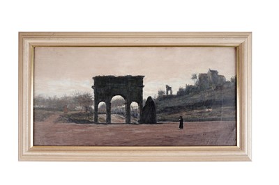 Lot 54 - George Sherwood Hunter - The Arch of Constantine and The Meta Sudans | oil