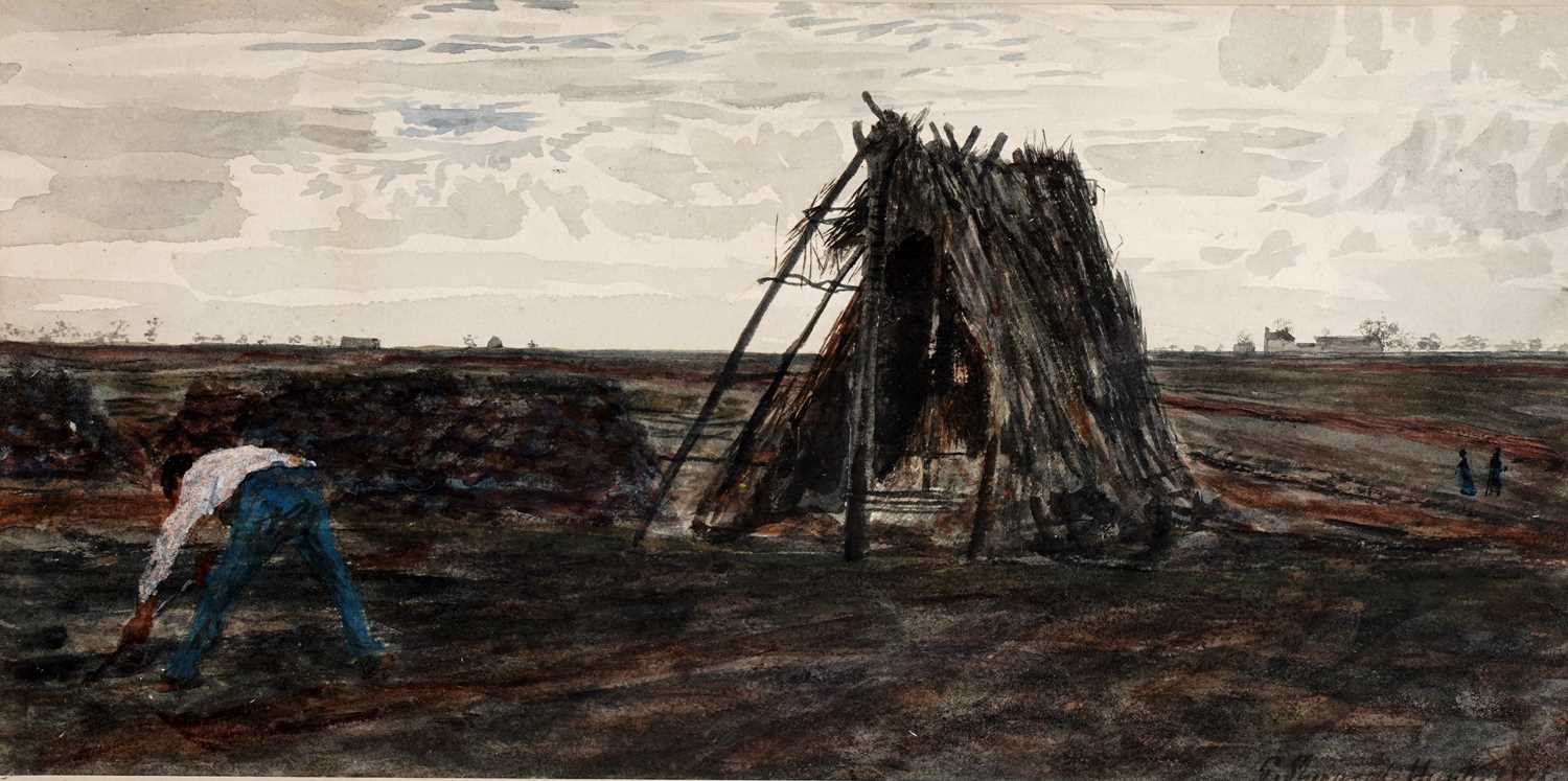 Lot 66 - George Sherwood Hunter - Shelter | watercolour