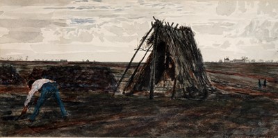 Lot 66 - George Sherwood Hunter - Shelter | watercolour