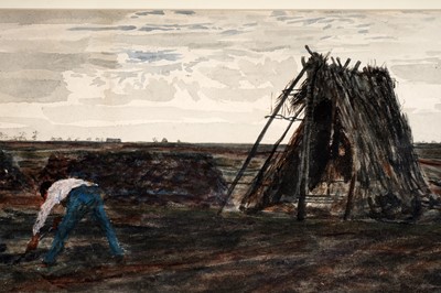 Lot 66 - George Sherwood Hunter - Shelter | watercolour