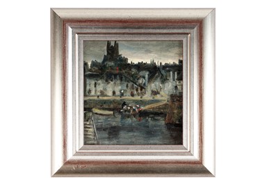 Lot 68 - George Sherwood Hunter - “Quimperlé, June 1874” | oil