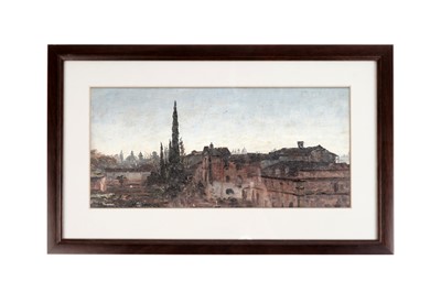 Lot 46 - George Sherwood Hunter - Cityscape at dawn, Anatolia | oil