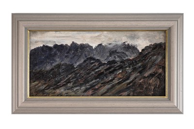 Lot 41 - George Sherwood Hunter - “The Cullin Peaks, Skye” | oil