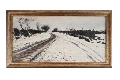 Lot 40 - George Sherwood Hunter - “Winter Pathway” | oil