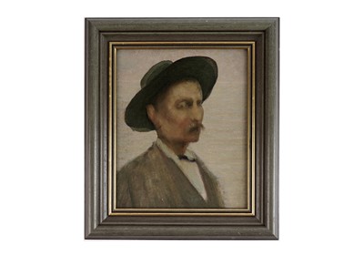 Lot 1 - George Sherwood Hunter - “Self Portrait” | oil