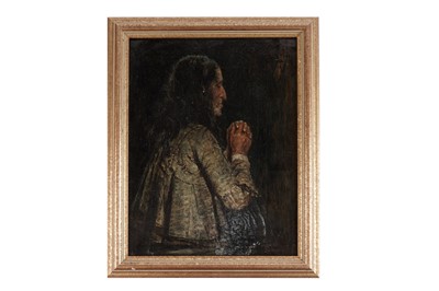 Lot 87 - George Sherwood Hunter - “Study of a head: Brittany” | oil