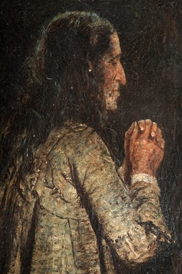 Lot 23 - George Sherwood Hunter - Study of a head: Brittany | oil