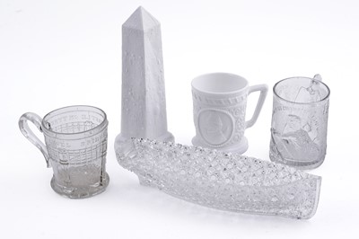 Lot 376 - A selection of late 19th Century and later pressed glass
