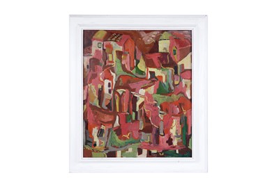 Lot 721 - Gerhard Konnberg - Mountainous village with birds | oil