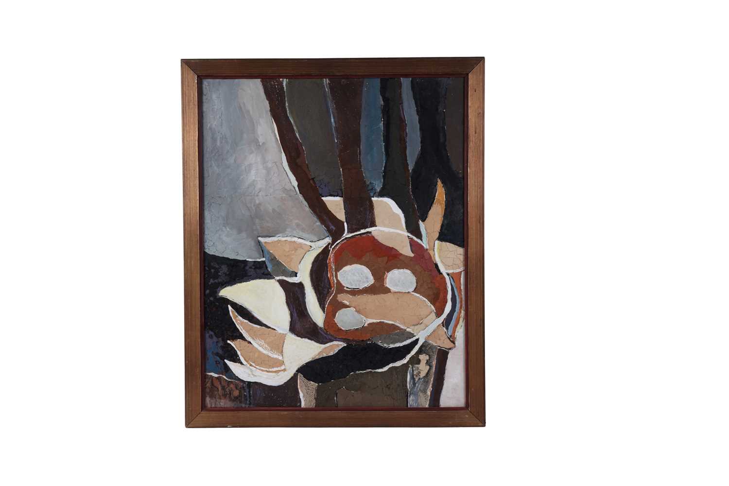 Lot 88 - Malcolm Riddell - Still life, homage to Braque | mixed media