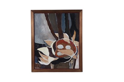 Lot 88 - Malcolm Riddell - Still life, homage to Braque | mixed media
