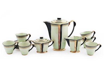 Lot 240 - A Carlton Ware Art Deco coffee service