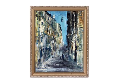 Lot 528 - James Lawrence Isherwood - Street, Valletta | oil