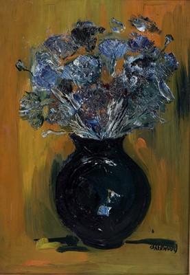 Lot 524 - James Lawrence Isherwood - Cornflowers | oil