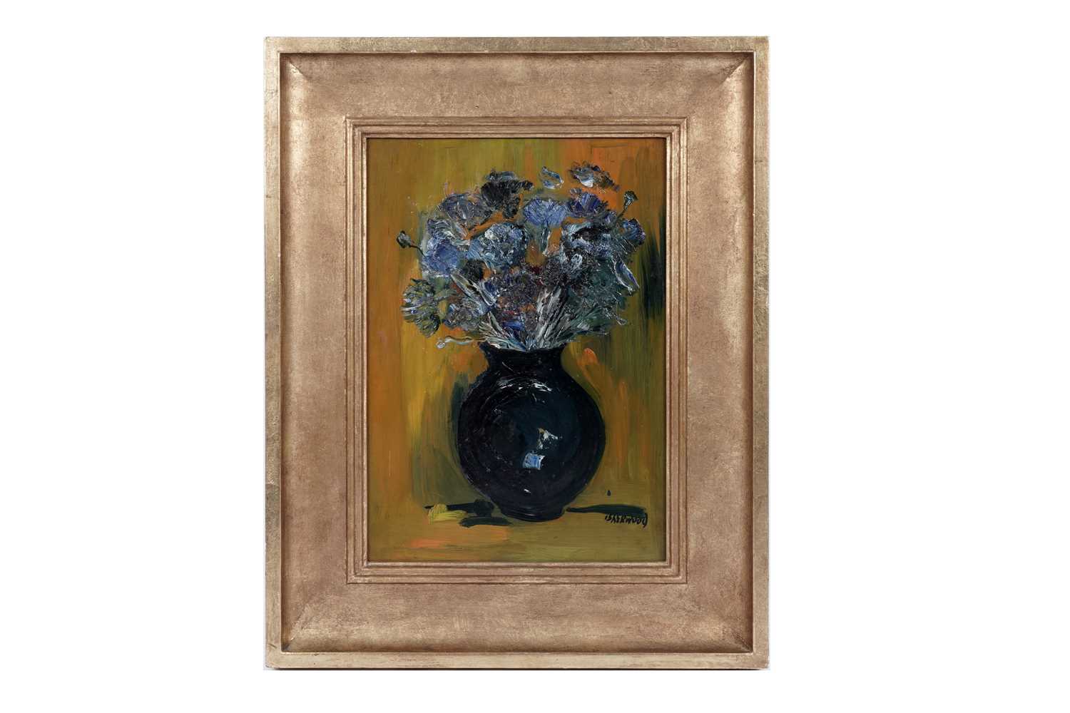 Lot 524 - James Lawrence Isherwood - Cornflowers | oil