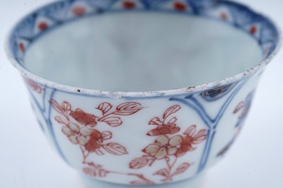 Lot 804 - Two Chinese tea bowls and saucers