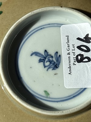 Lot 804 - Two Chinese tea bowls and saucers