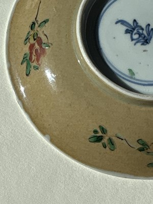 Lot 804 - Two Chinese tea bowls and saucers