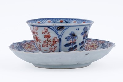 Lot 804 - Two Chinese tea bowls and saucers