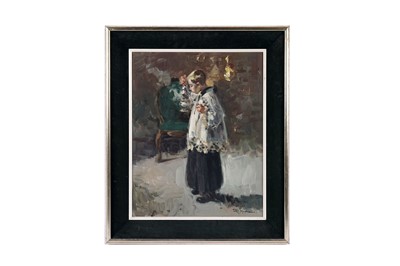 Lot 512 - R. Martirano - Altar boy holding a thurible