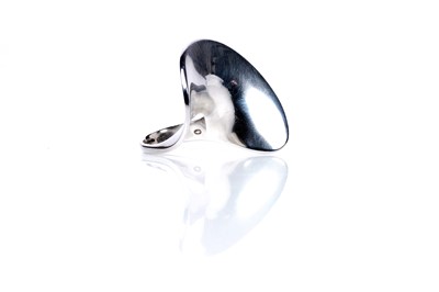 Lot 89 - A Georg Jensen Modernist silver ring designed by Hans Hansen; and others similar