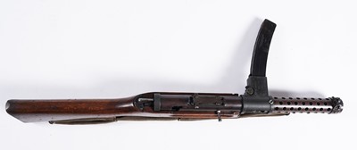 Lot 51 - A deactivated Lanchester MkI 9mm sub-machine gun