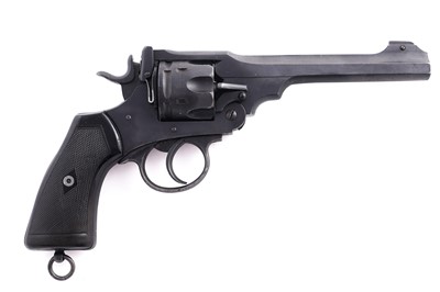 Lot 53 - A deactivated British Webley .455 cal revolver