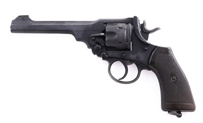 Lot 53 - A deactivated British Webley .455 cal revolver