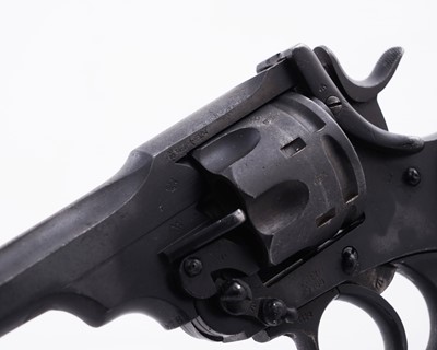 Lot 53 - A deactivated British Webley .455 cal revolver